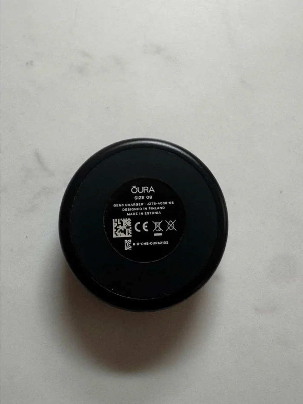 Oura ring gen 3 size 8